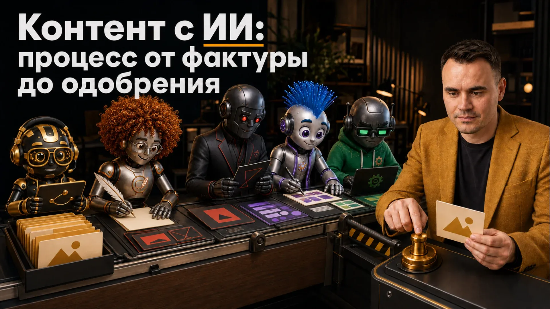 Как автоматизировать производство контента с ИИ: пошаговый гайд