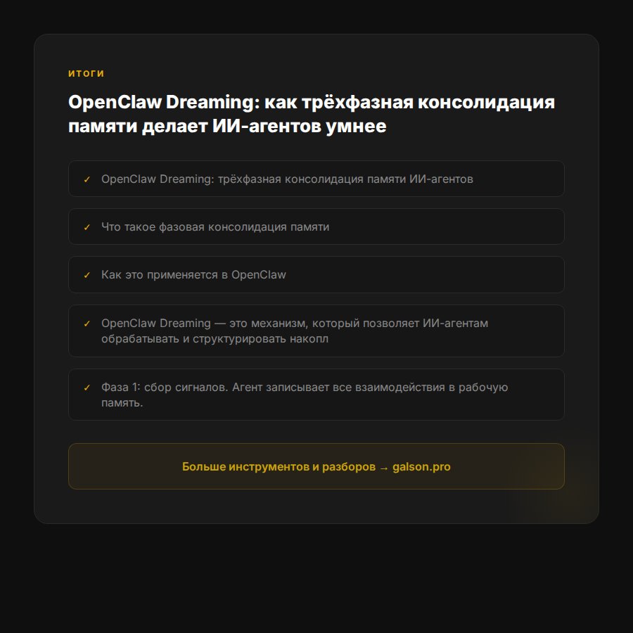 openclaw-dreaming-pamyat-ii-agentov-2026 — итоги