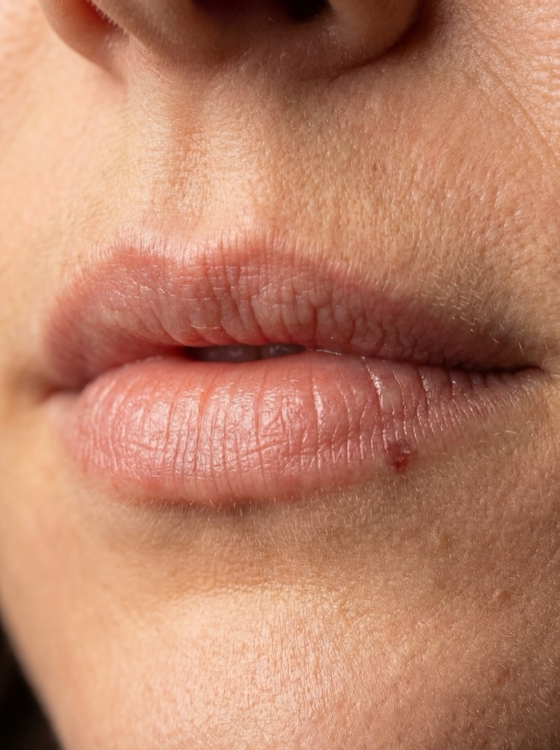 Губы крупным планом